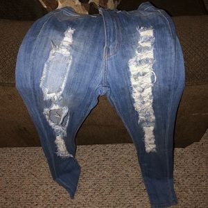 High waist jeans
